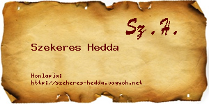 Szekeres Hedda névjegykártya